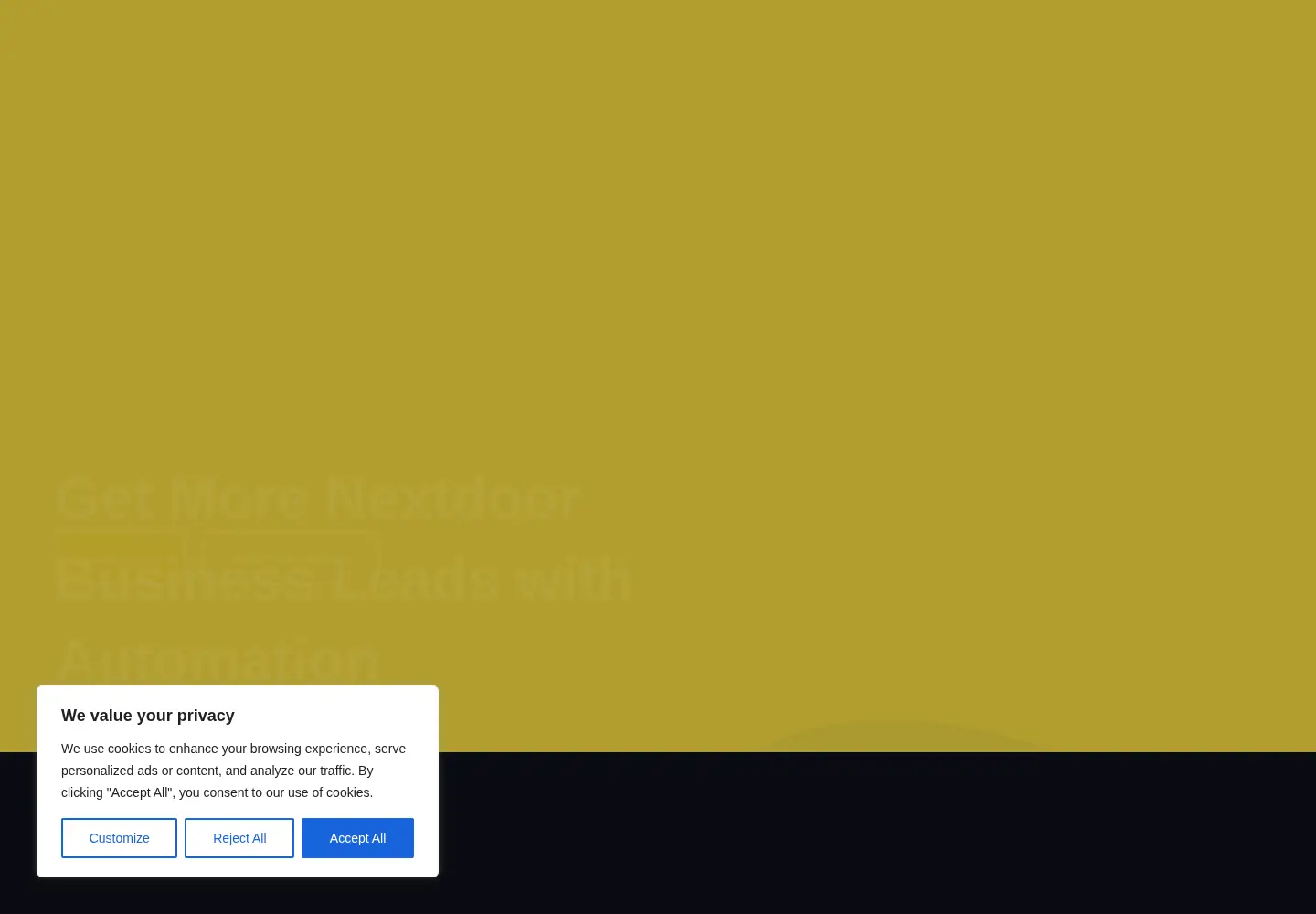 Screenshot of nextdoor-agency.com