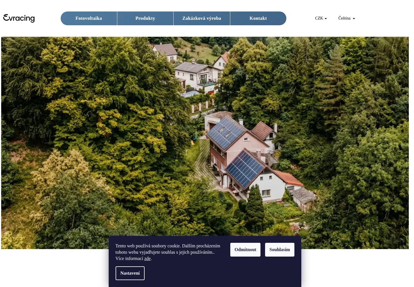Screenshot of evracing.cz