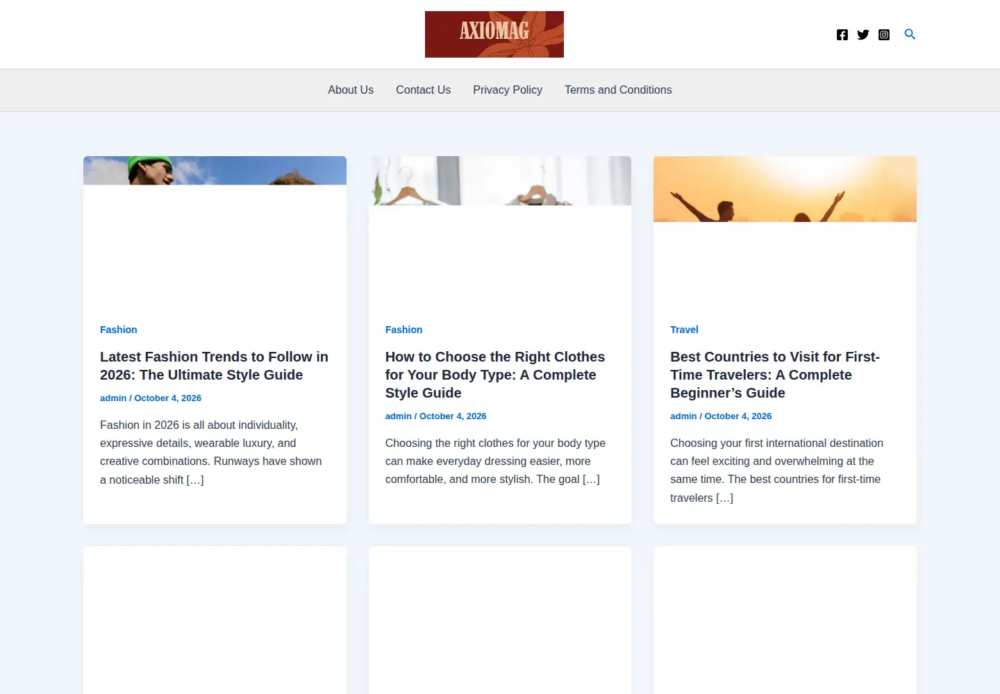 Screenshot of axiomag.icu