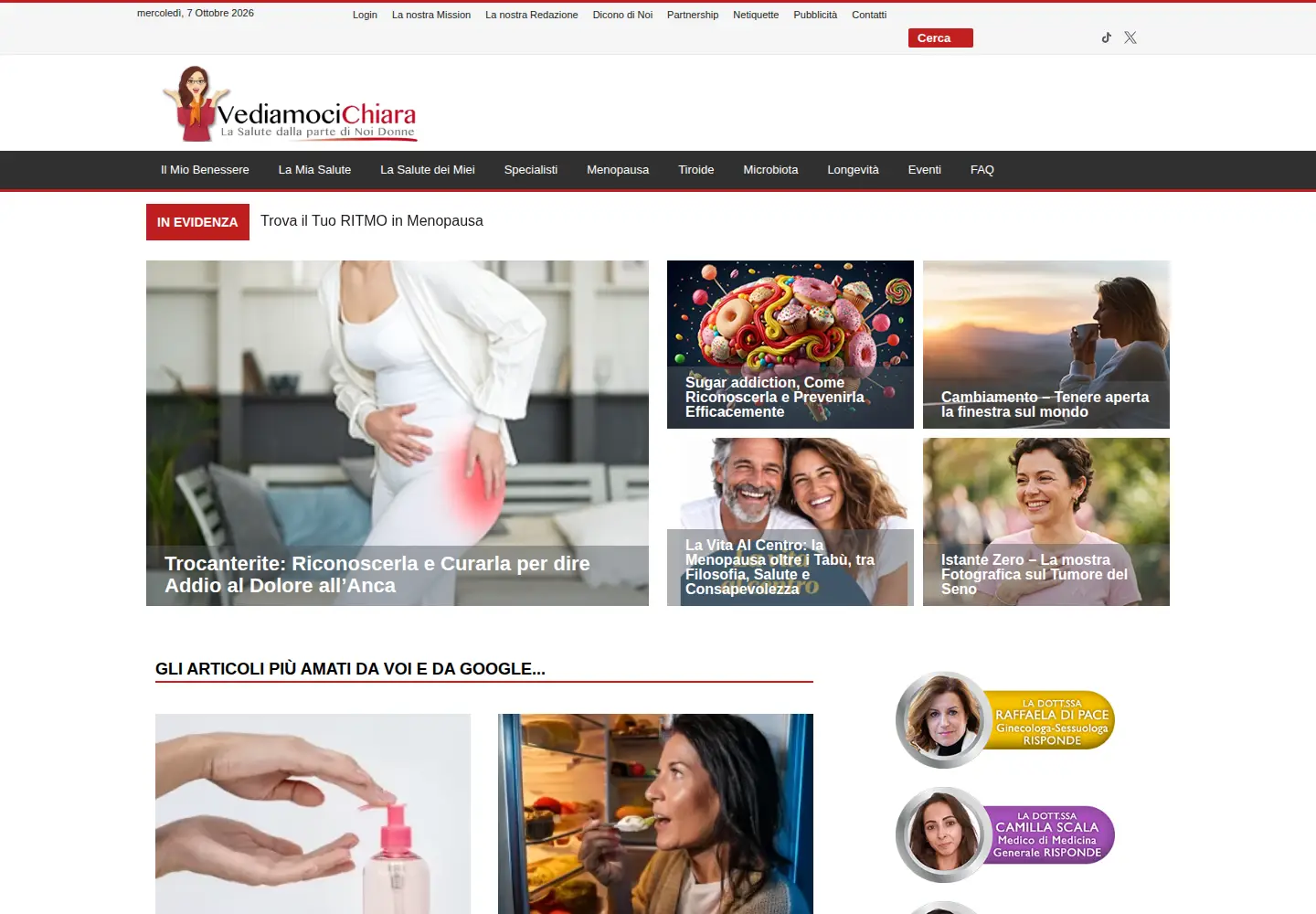 Screenshot of vediamocichiara.it