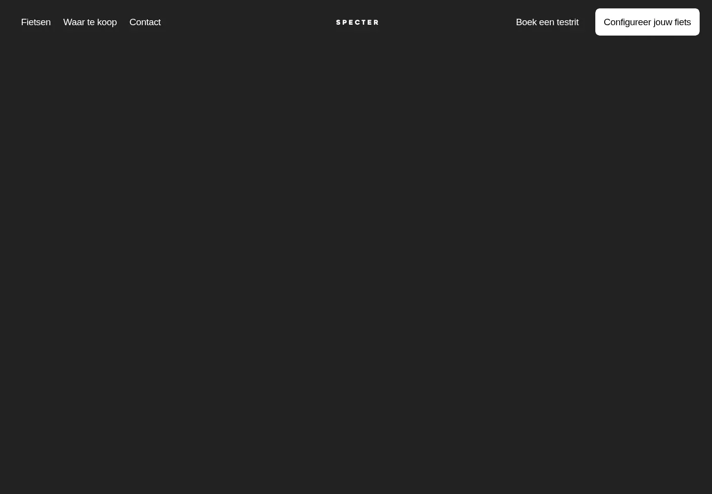 Screenshot of specter.bike