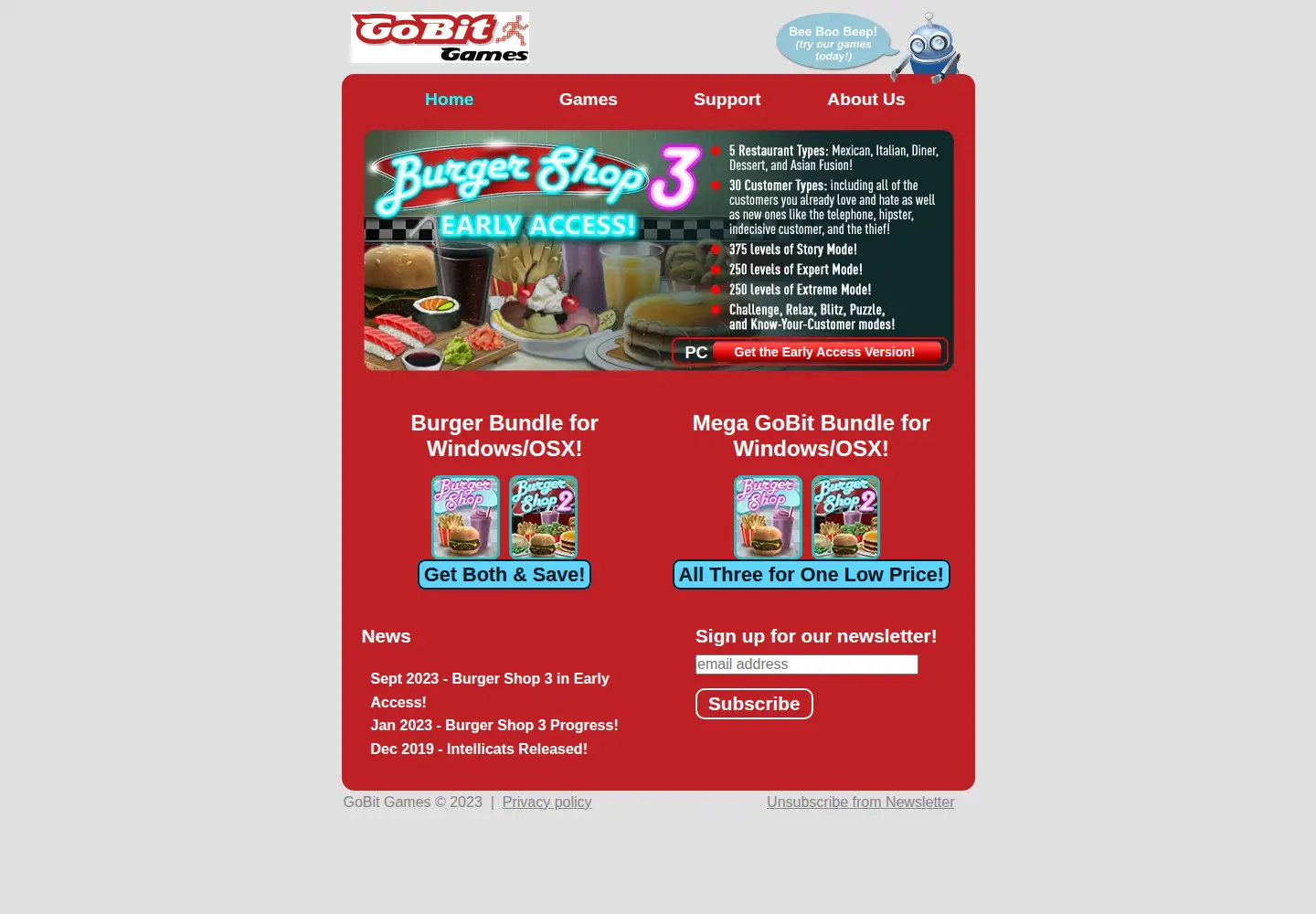 Screenshot of gobit.com