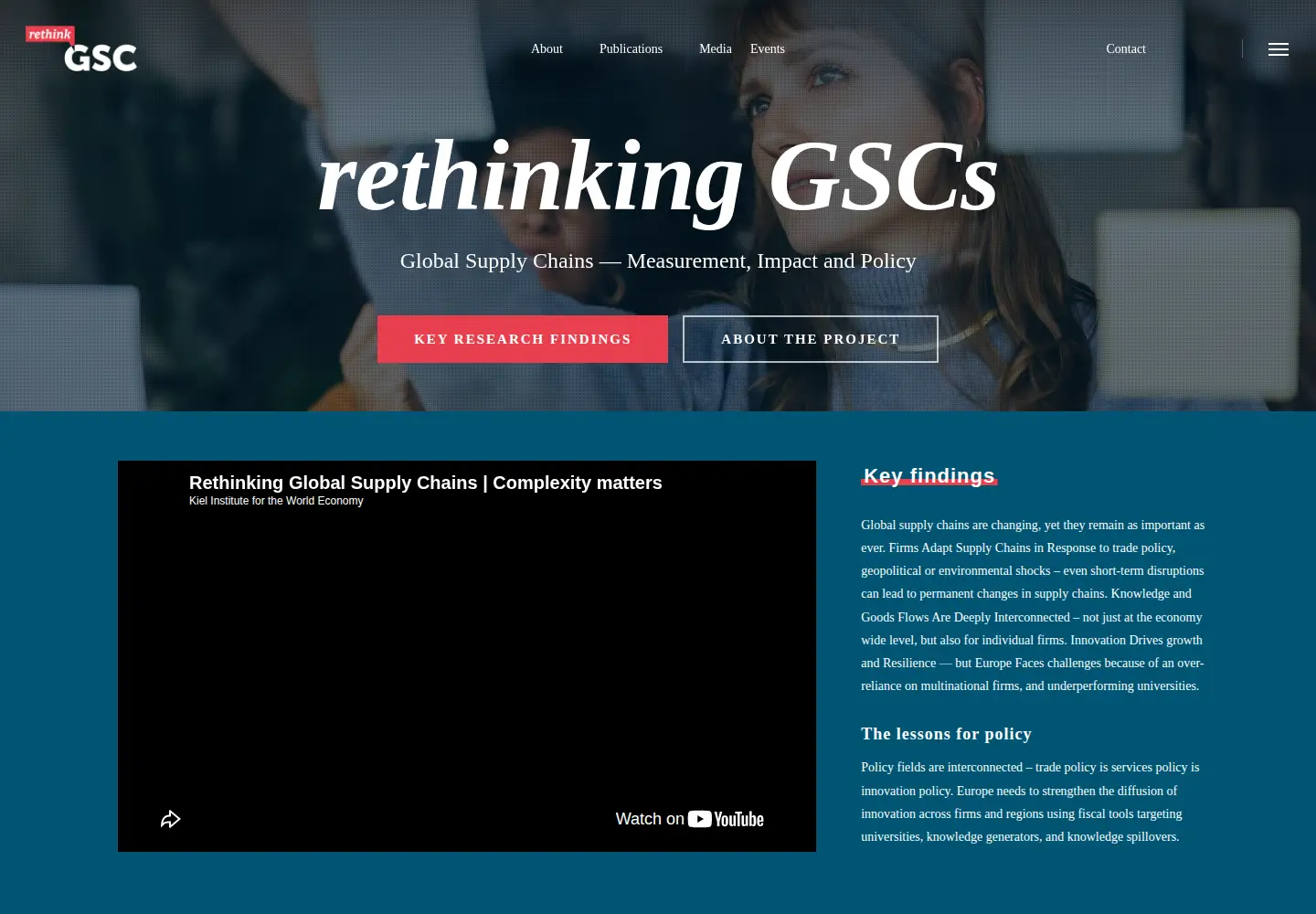 Screenshot of rethink-gsc.eu