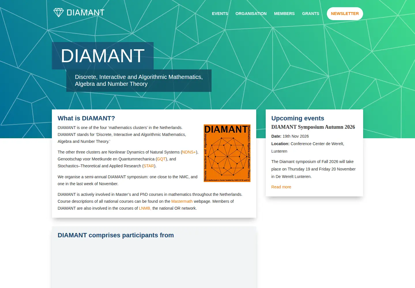Screenshot of diamantcluster.nl