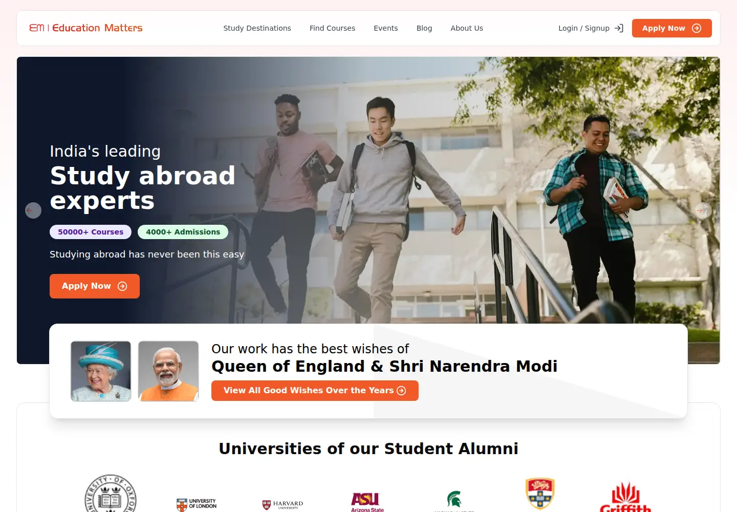 Screenshot of edmat.org
