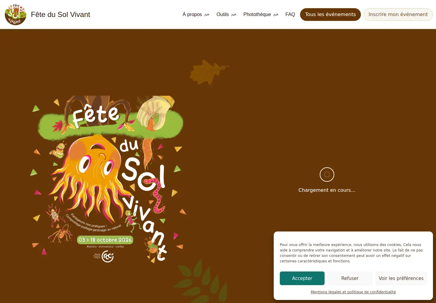 Screenshot of fetedusolvivant.org