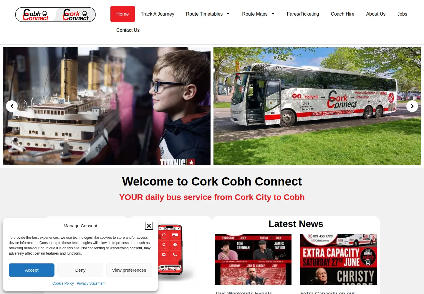 Screenshot of corkconnect.ie