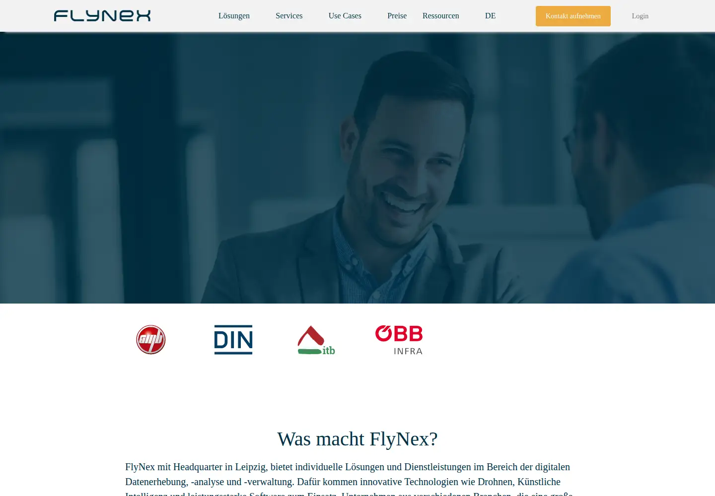 Screenshot of flynex.io