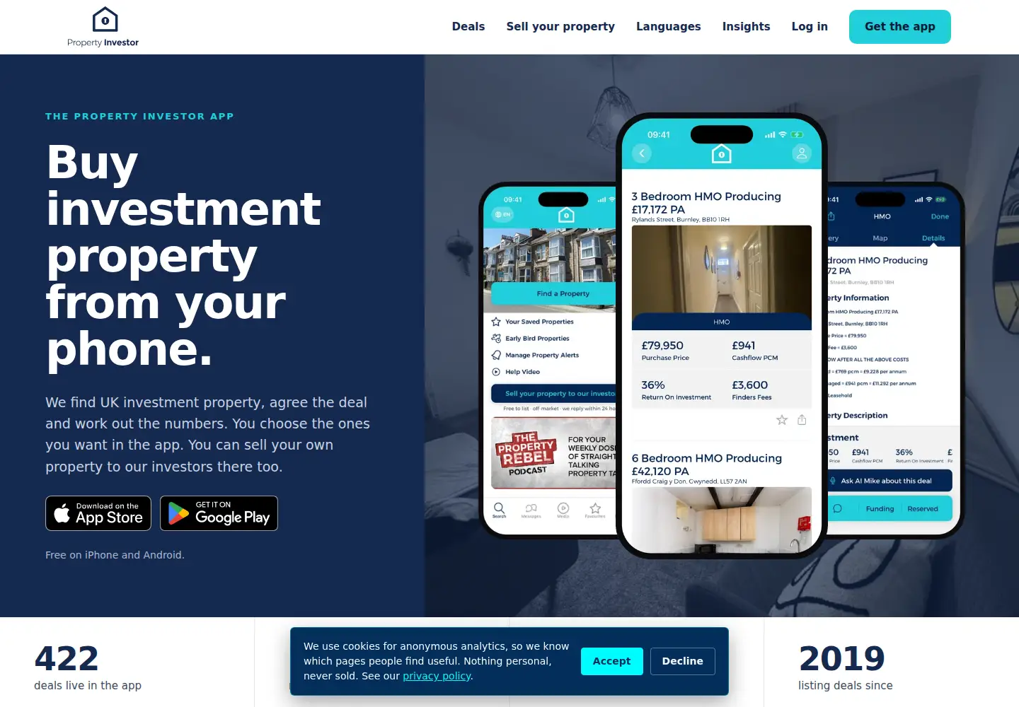 Screenshot of propertyinvestorsapp.co.uk
