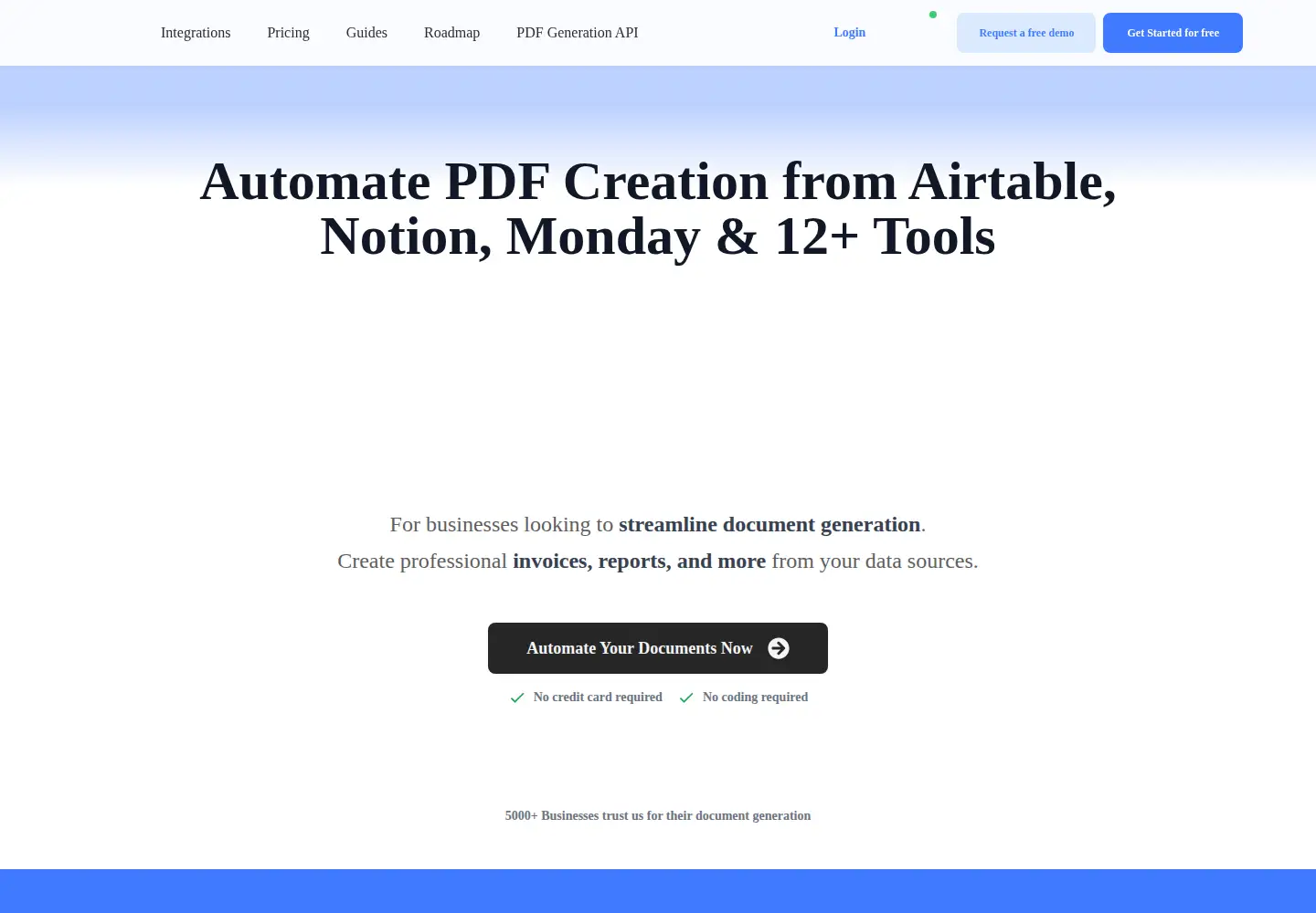 Screenshot of thepdfmaker.com