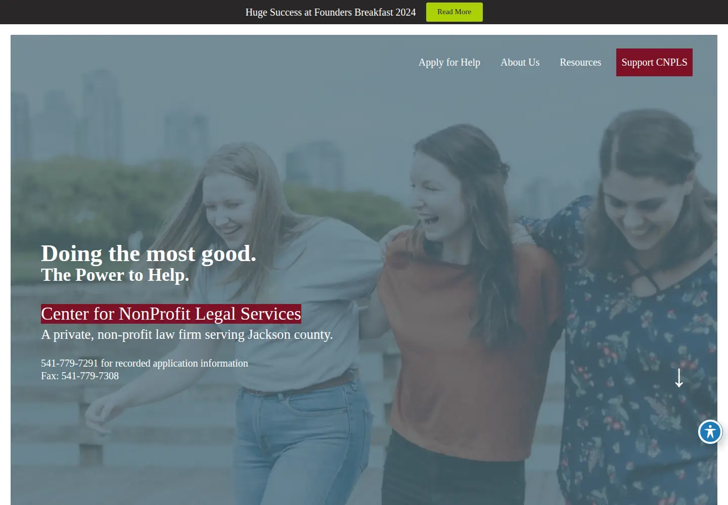 Screenshot of cnpls.org