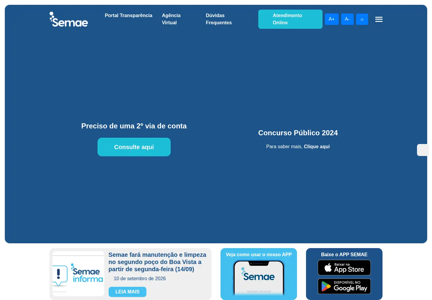 Screenshot of semae.sp.gov.br