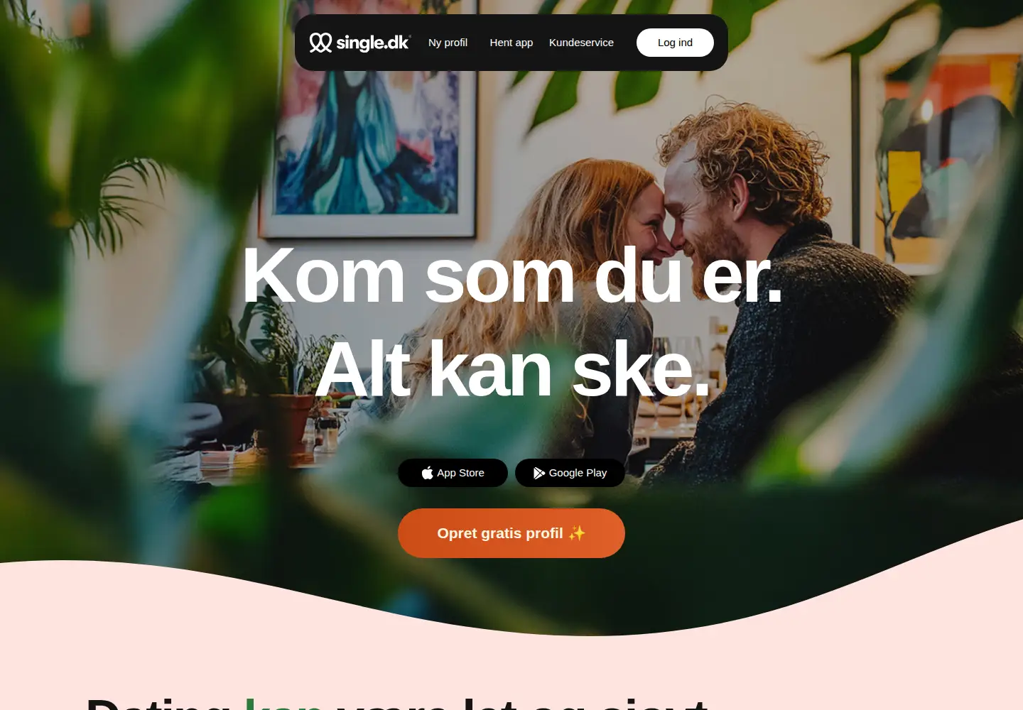 Screenshot of single.dk