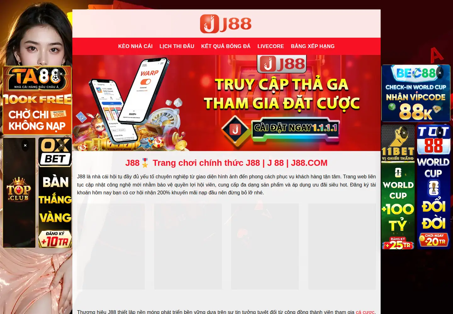 Screenshot of j88.buzz