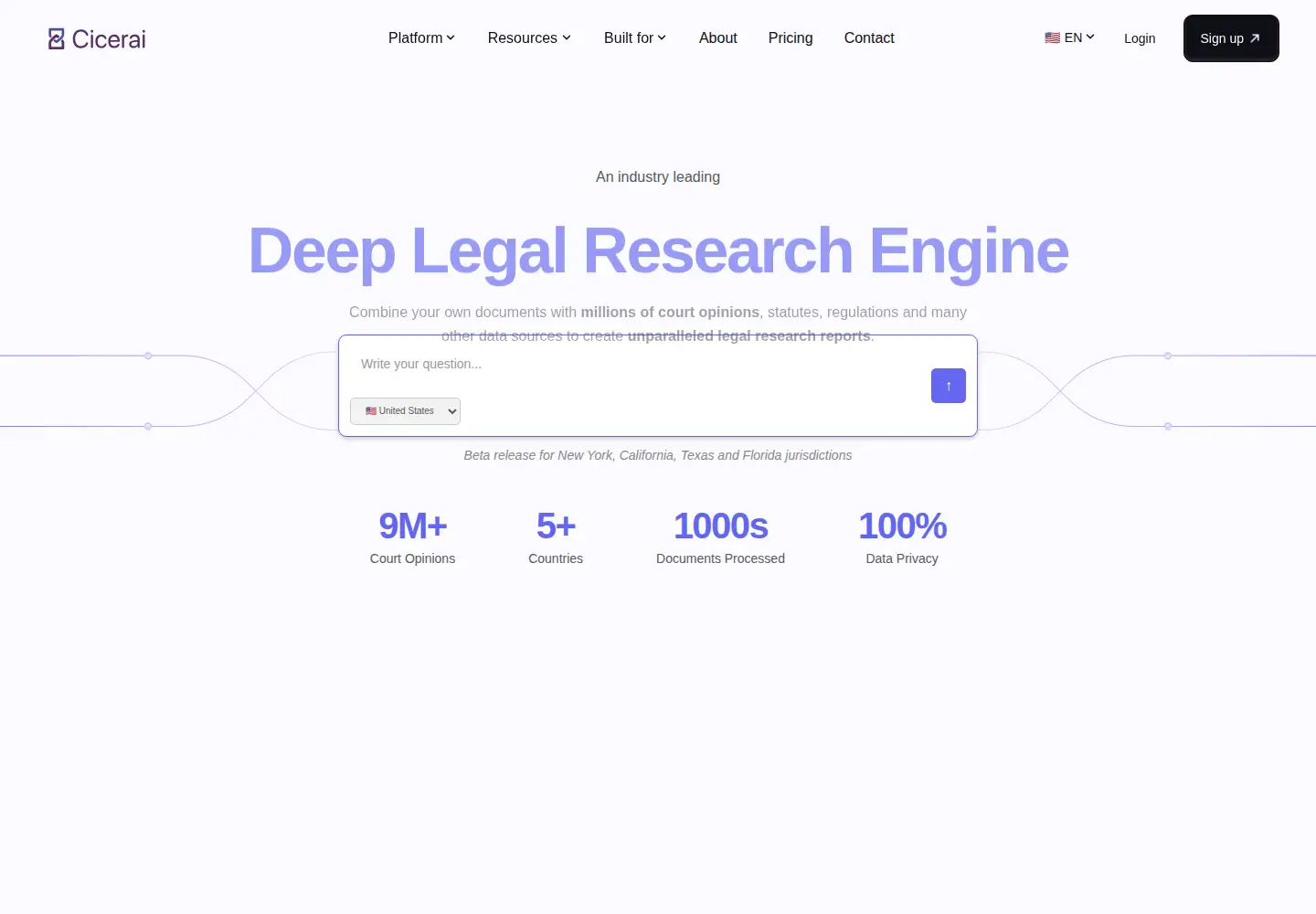 Screenshot of cicerai.com