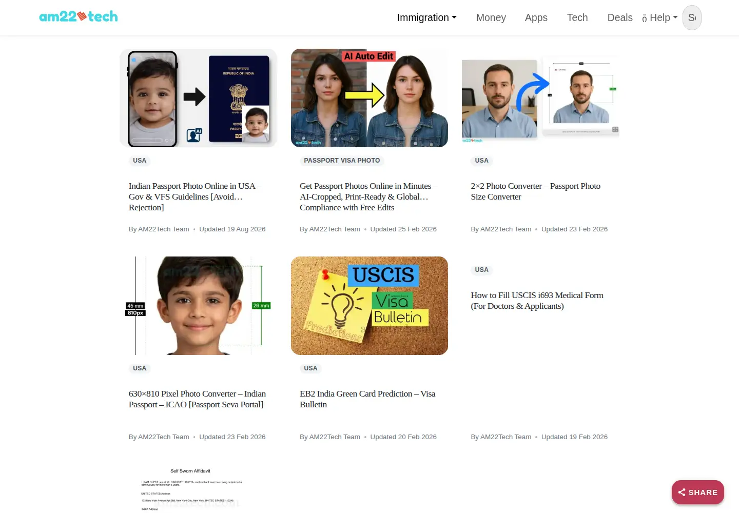 Screenshot of am22tech.com