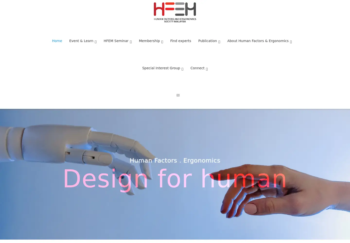 Screenshot of hfem.org