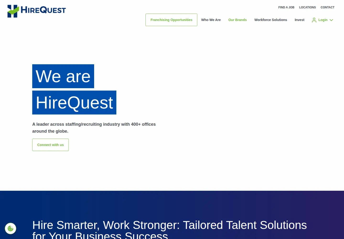 Screenshot of hirequest.com