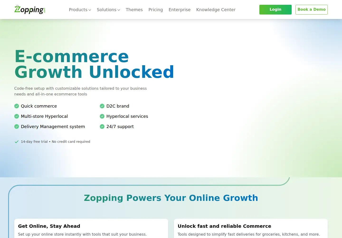 Screenshot of zopping.com