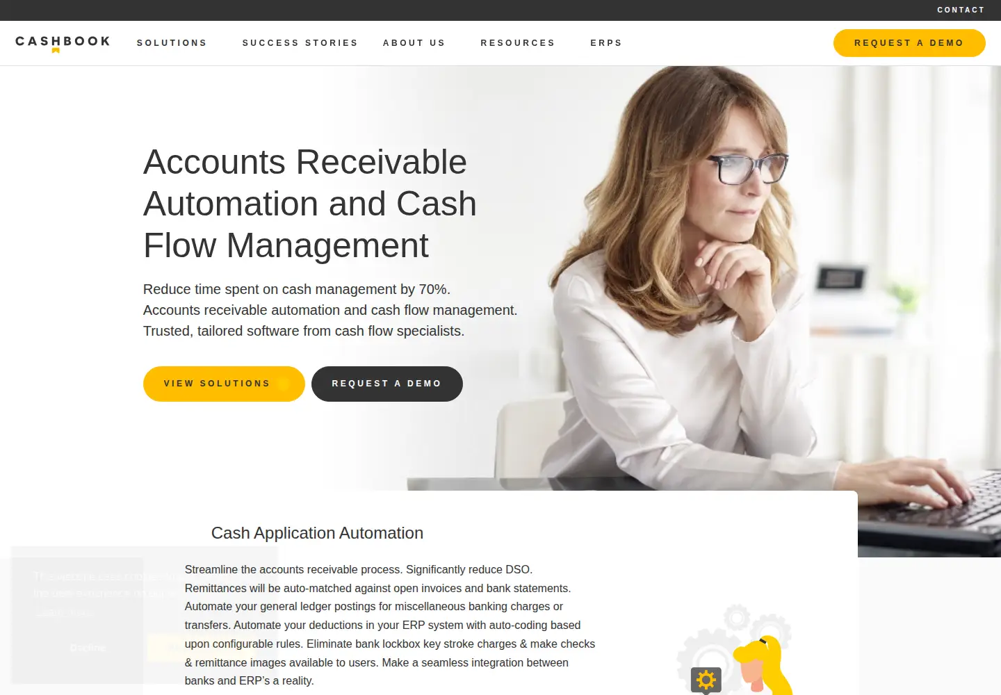 Screenshot of cashbook.com