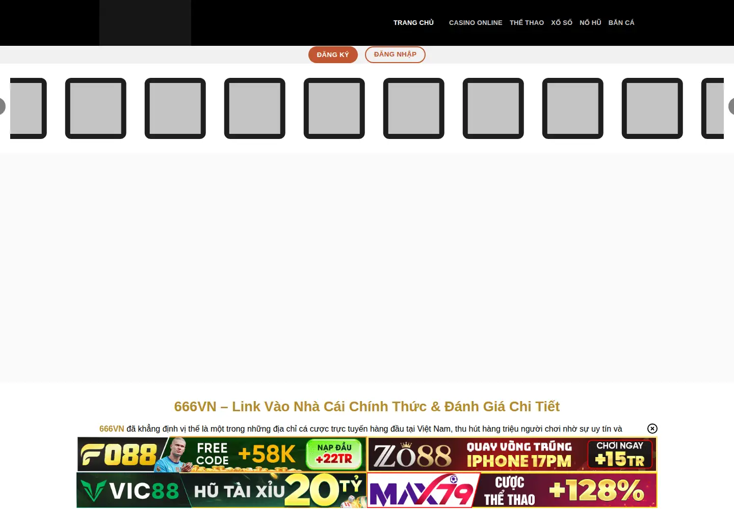 Screenshot of 666vn.org