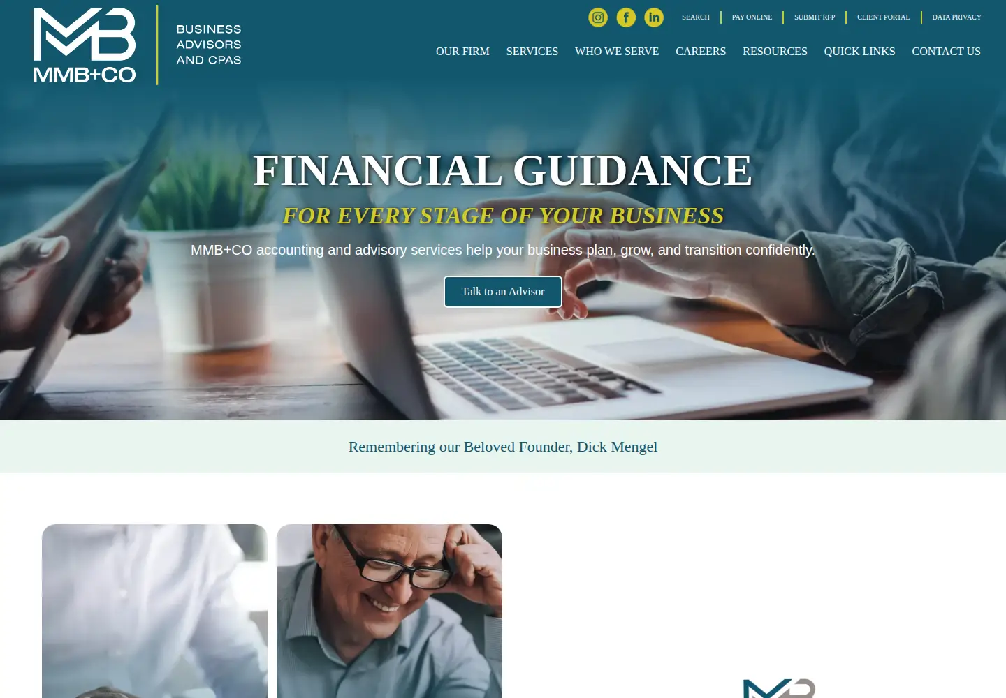 Screenshot of mmbaccounting.com