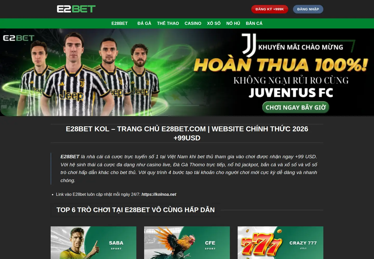 Screenshot of e28-bet.org
