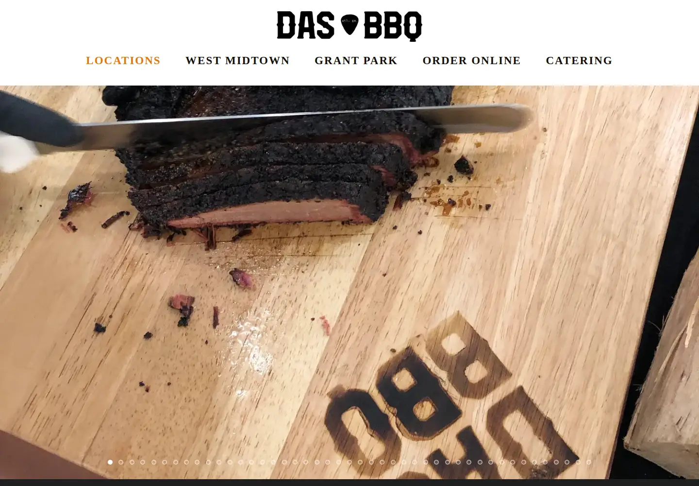 Captured homepage of dasbbq.com in the current scan