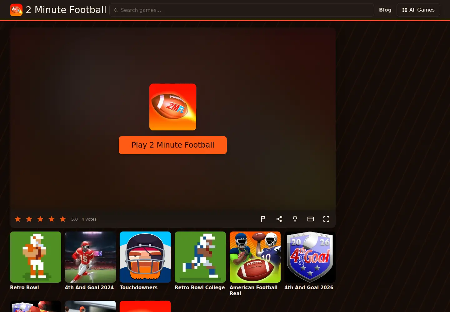Screenshot of 2minutefootball.org