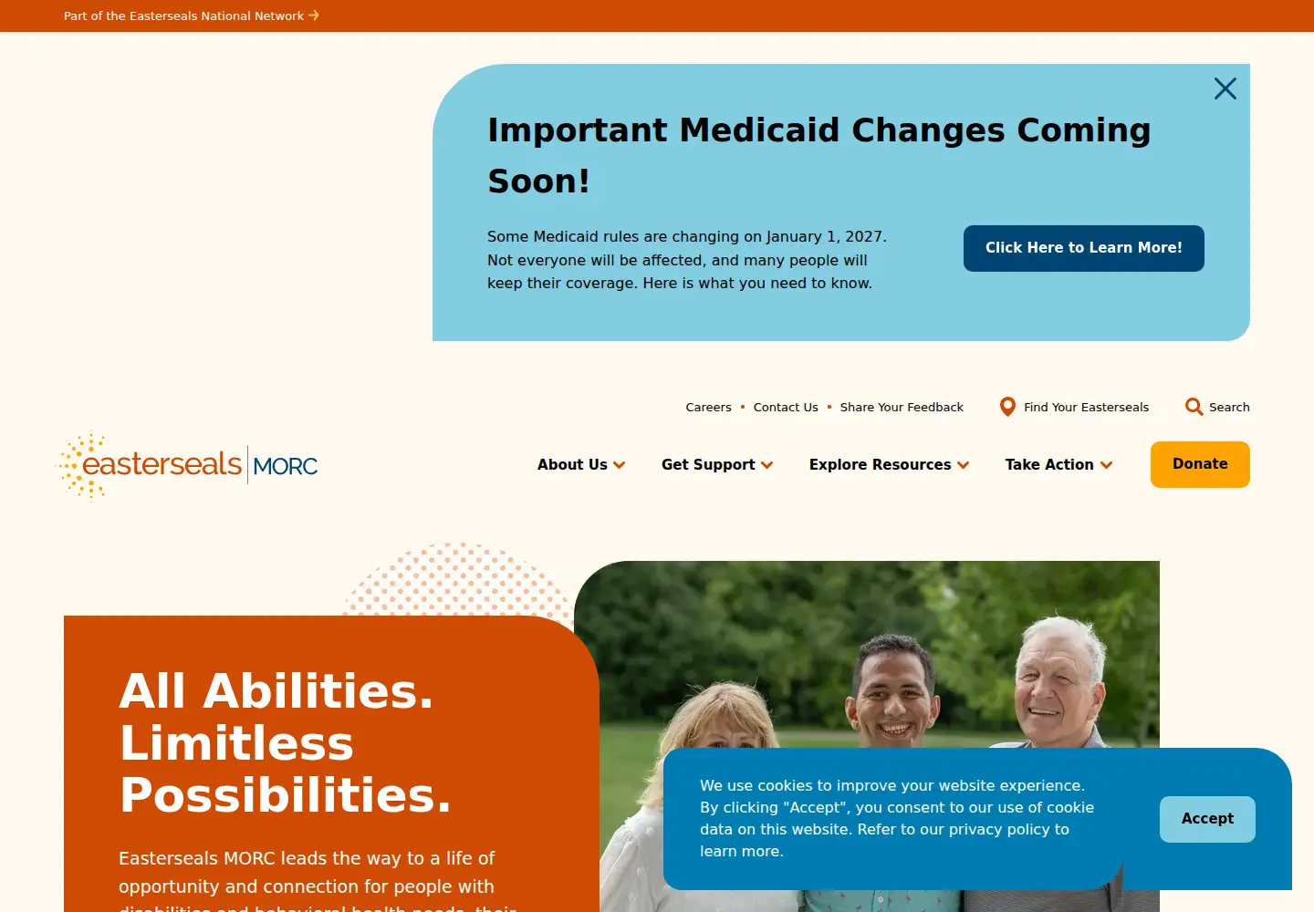 Screenshot of morcinc.org