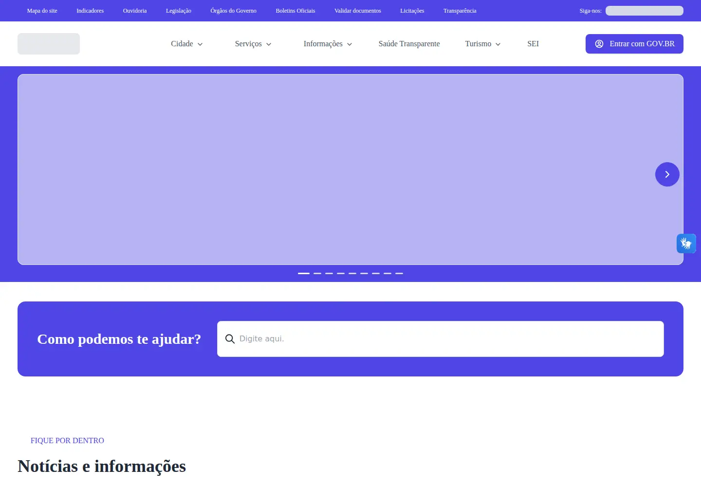 Captured homepage of valenca.rj.gov.br in the current scan