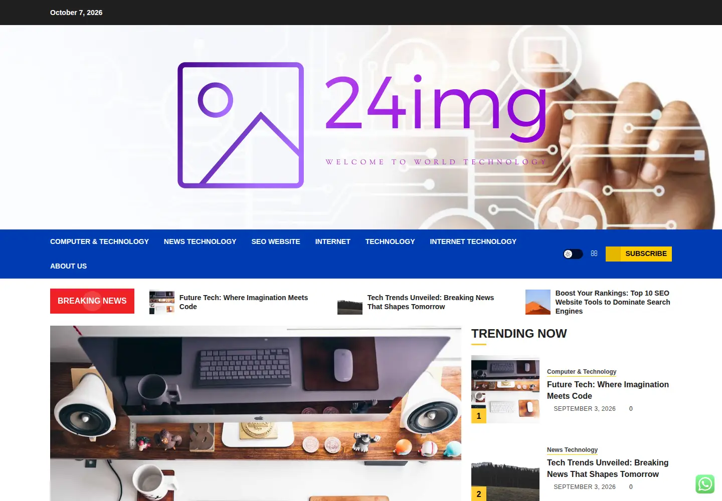 Captured homepage of 24img.com in the current scan