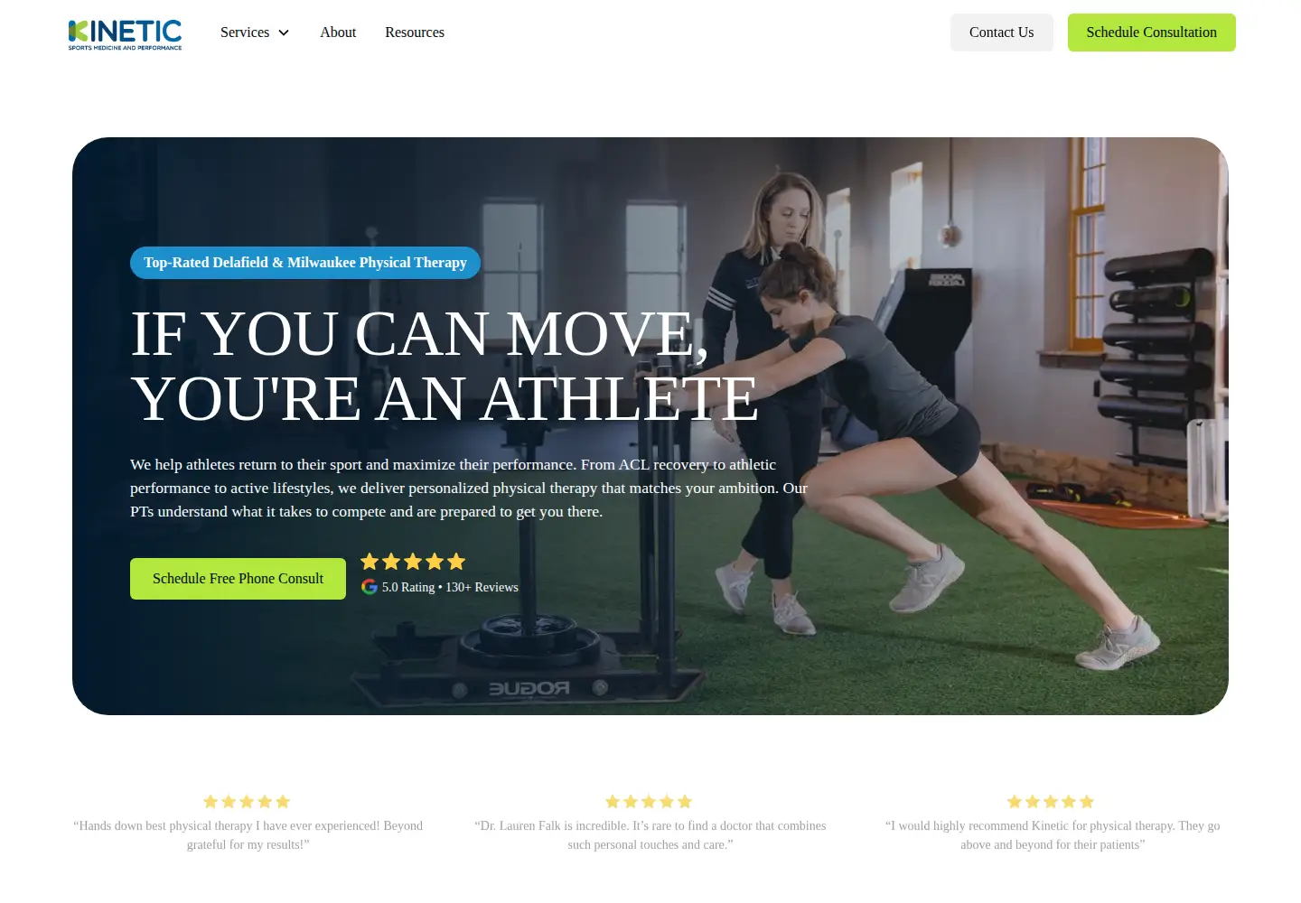 Screenshot of kineticsmp.com