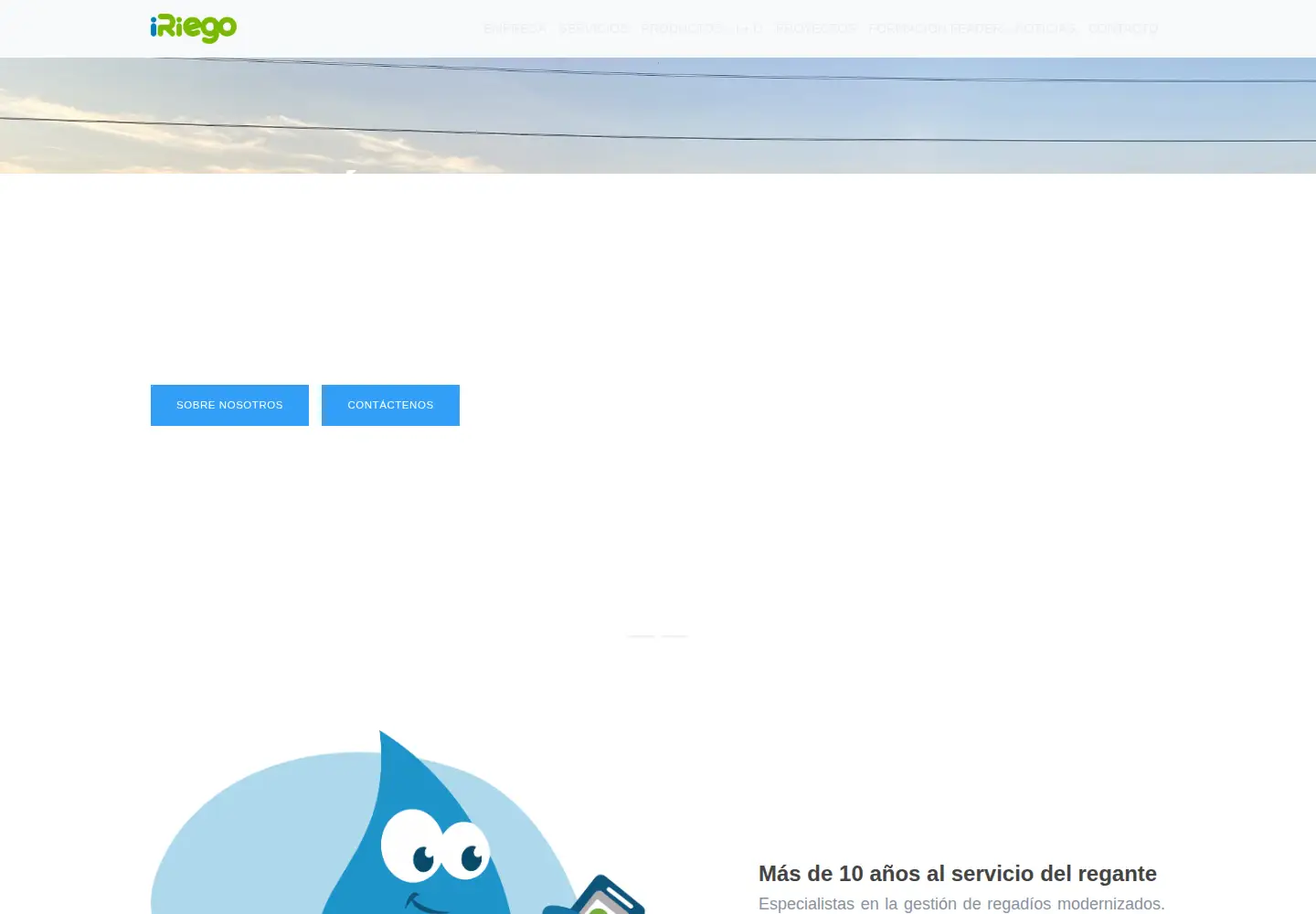 Screenshot of iriego.es