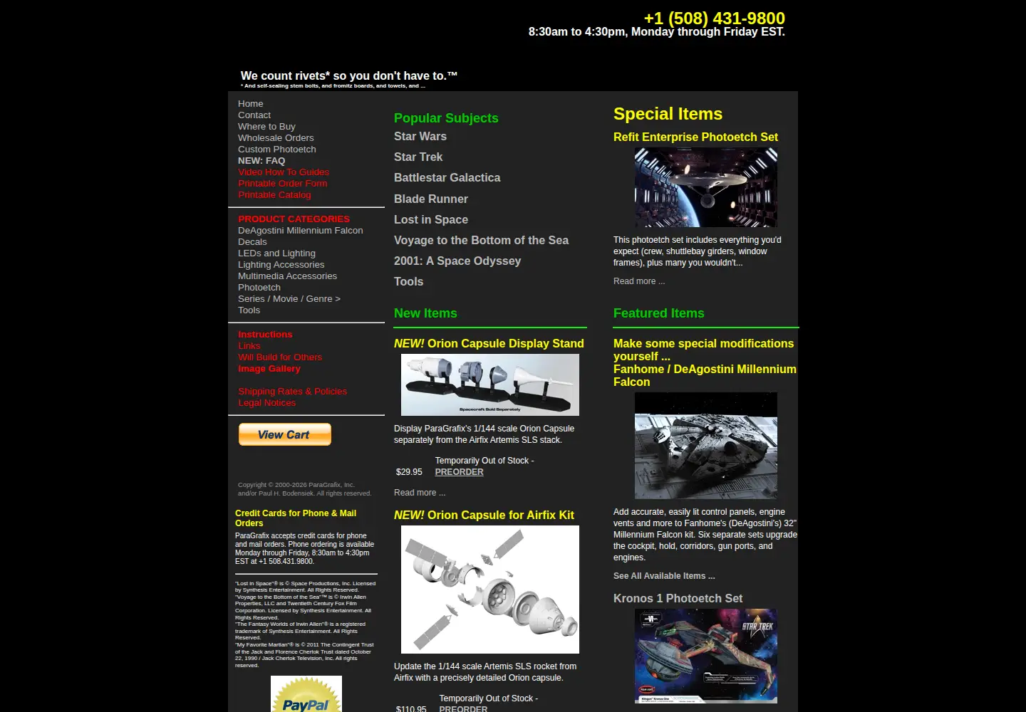 Screenshot of paragrafix.biz