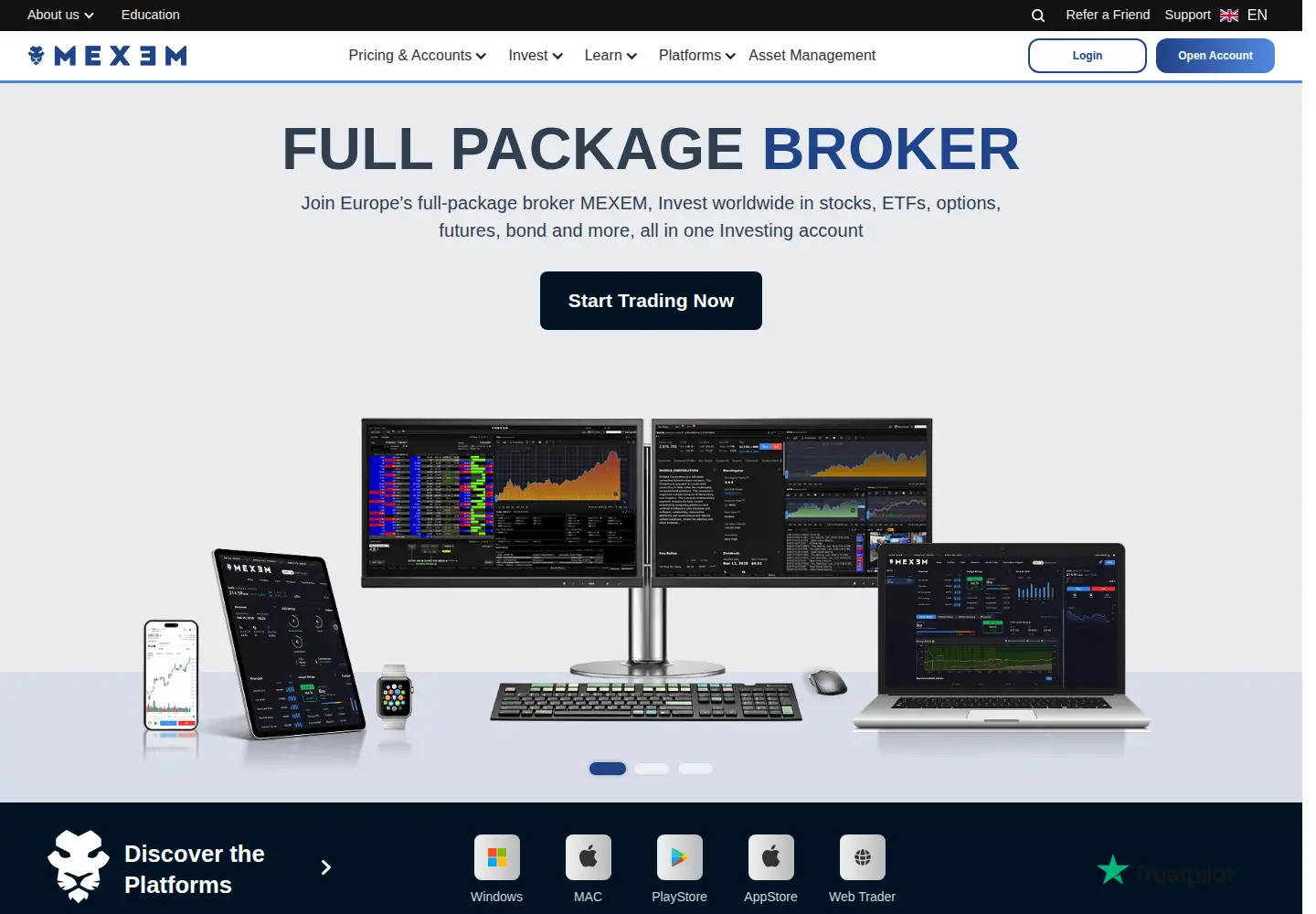 Screenshot of mexem.com