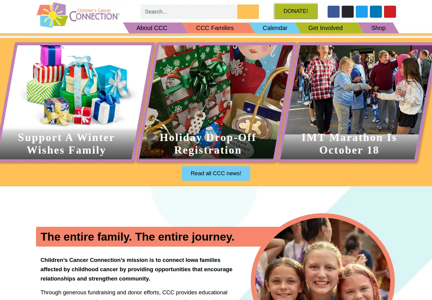Screenshot of ccciowa.org