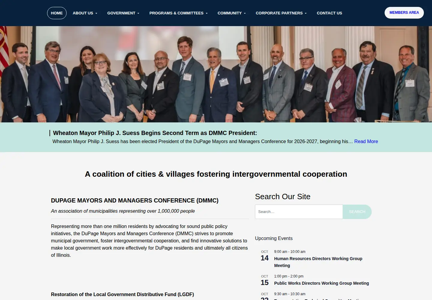 Screenshot of dmmc-cog.org