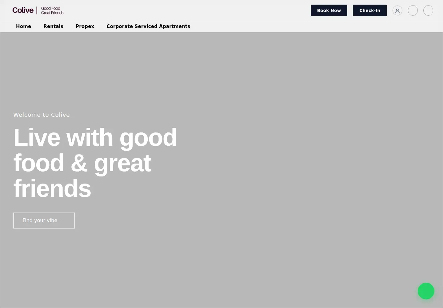 Screenshot of colive.com