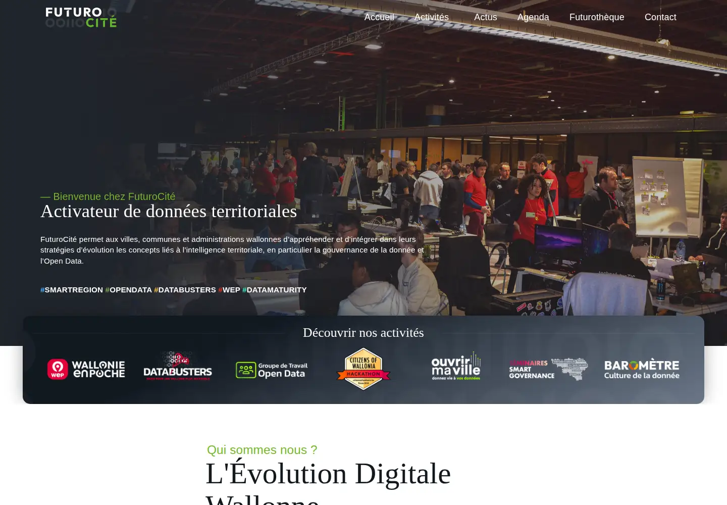 Screenshot of futurocite.be