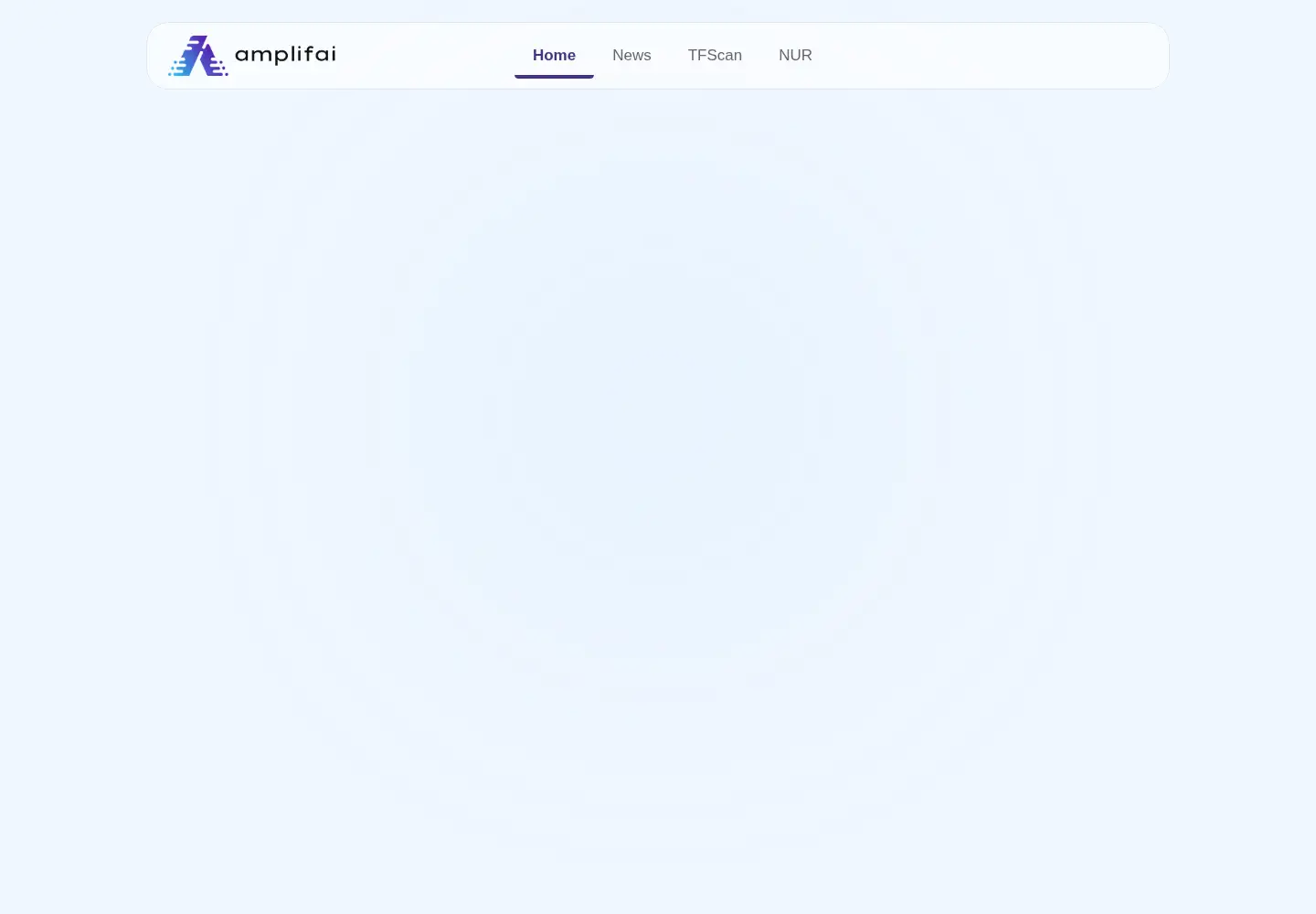 Captured homepage of amplifaihealth.com in the current scan