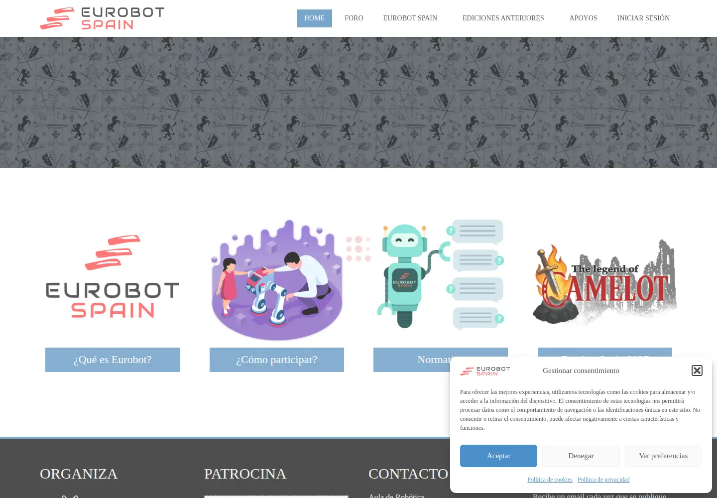 Screenshot of eurobot.es