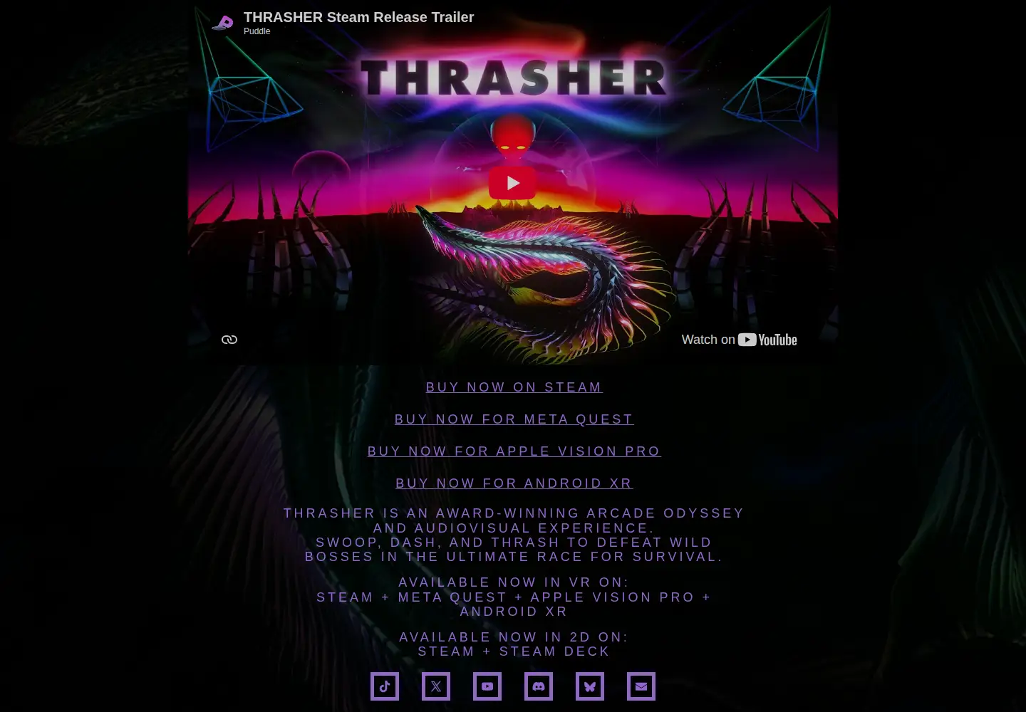 Screenshot of thrashergame.com