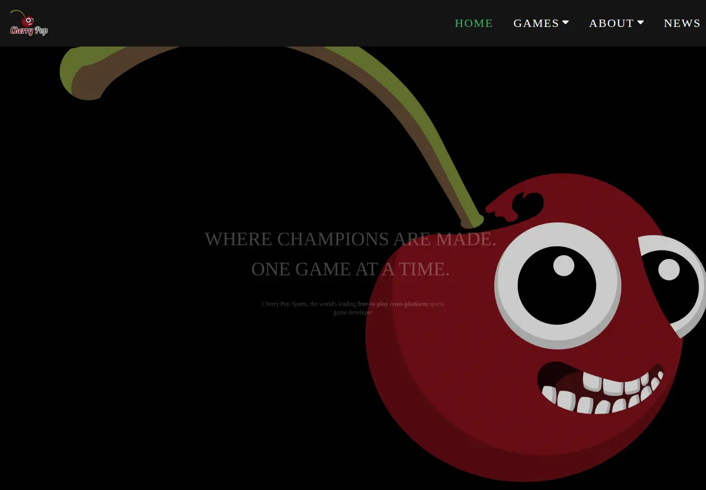 Screenshot of cherrypopgames.com