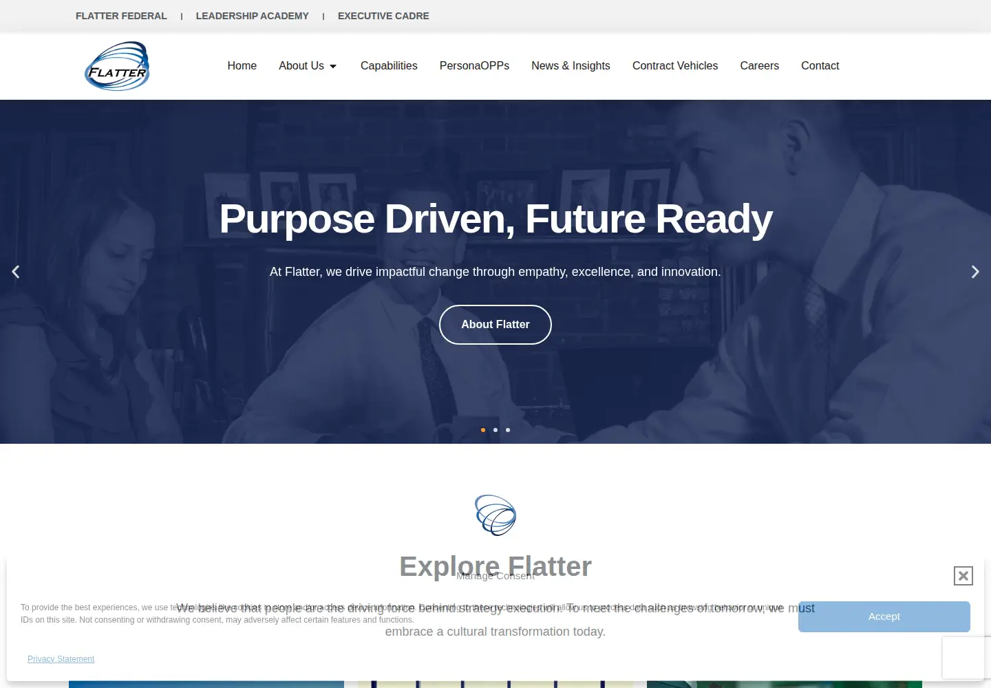 Screenshot of flatterinc.com