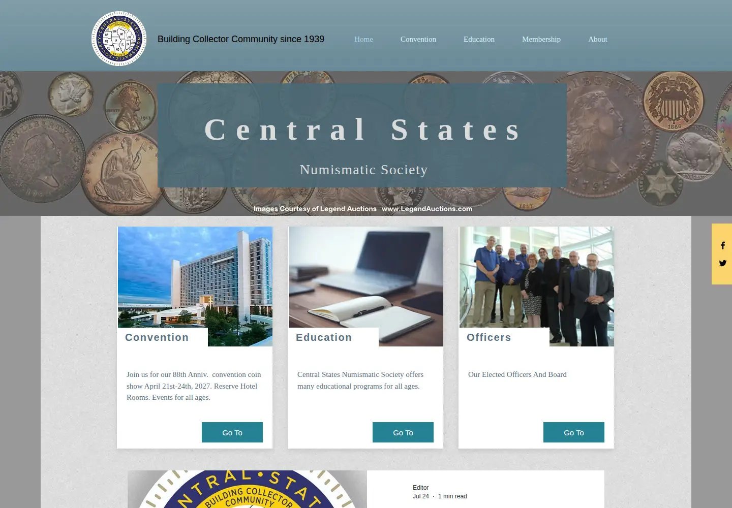 Screenshot of csns.org