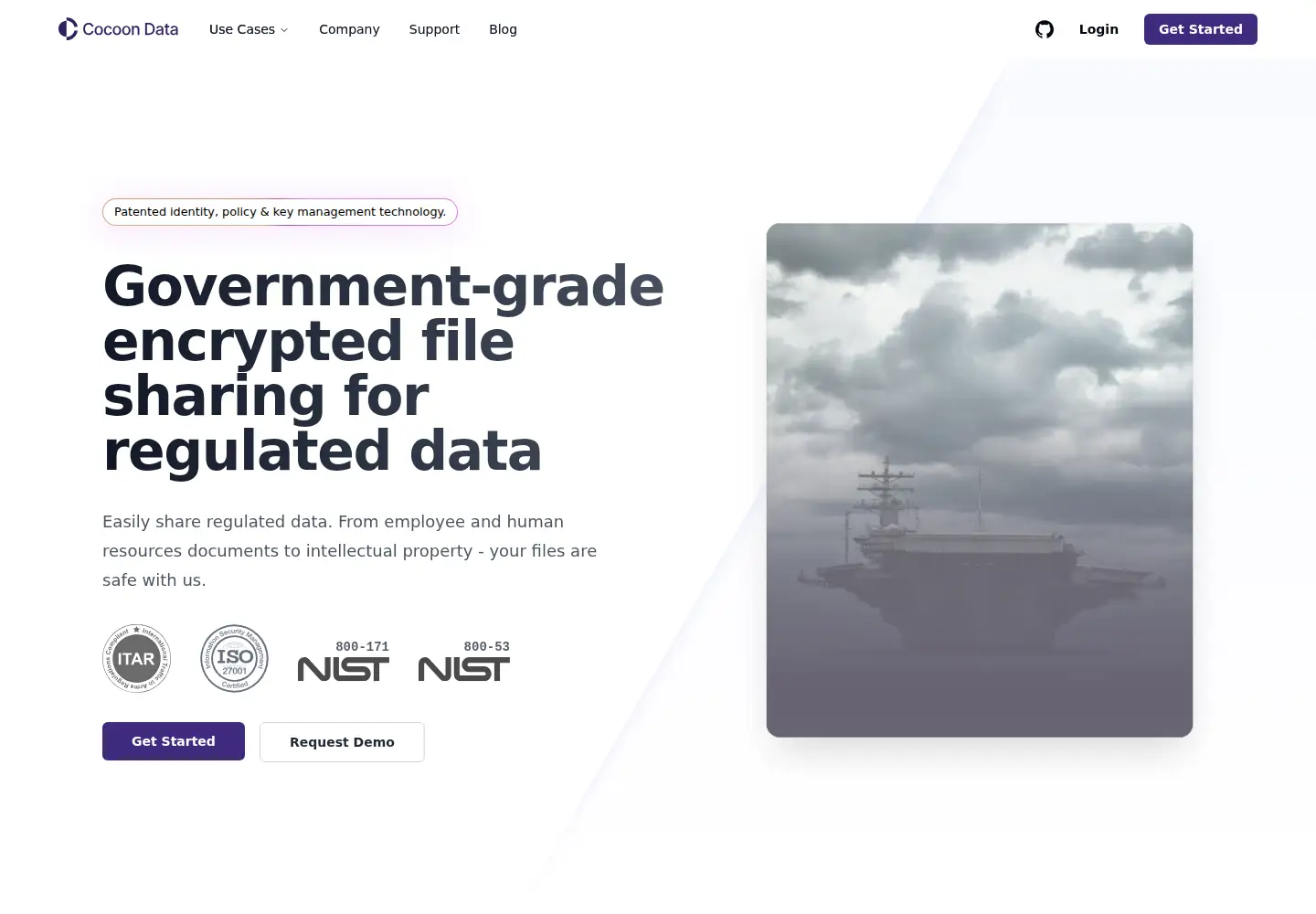 Screenshot of cocoondata.com