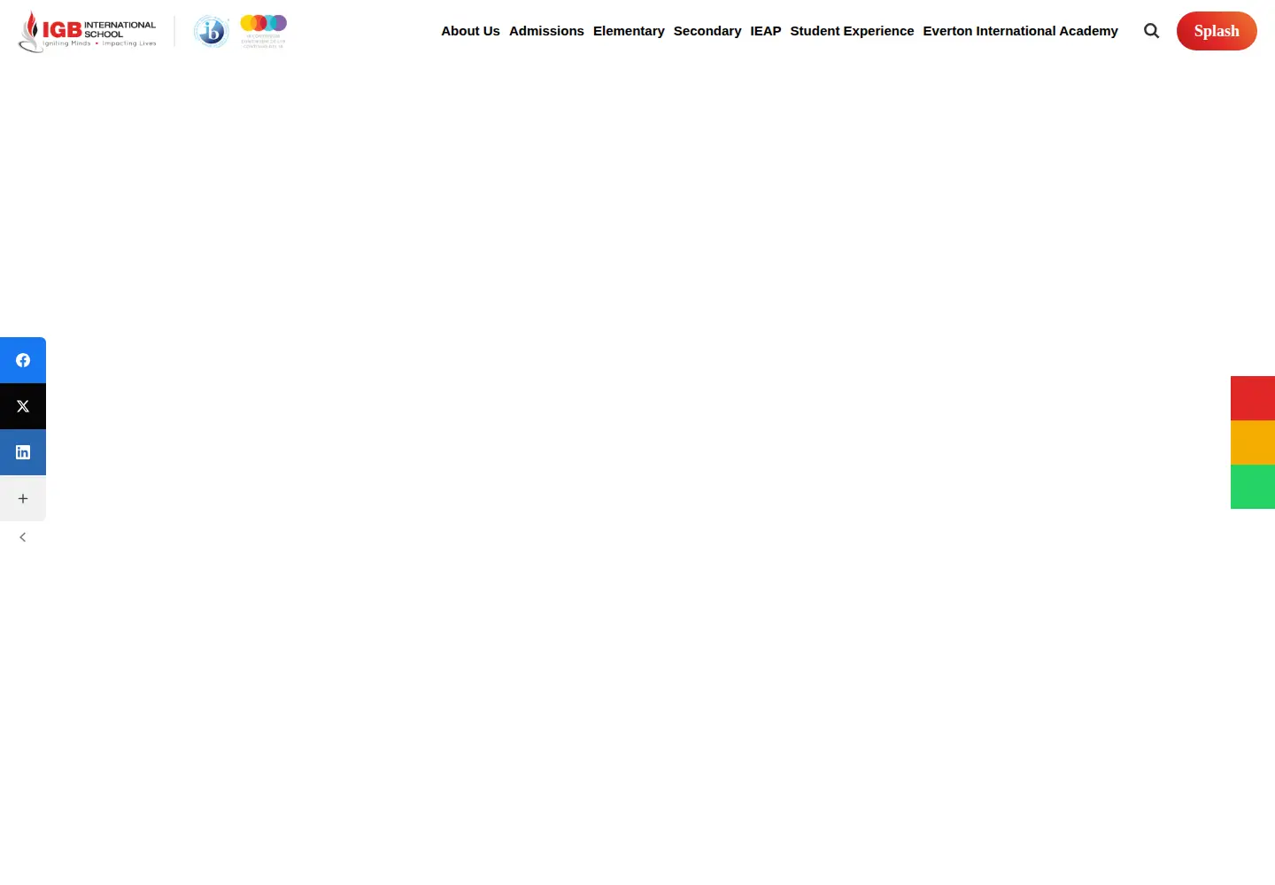 Screenshot of igbis.edu.my