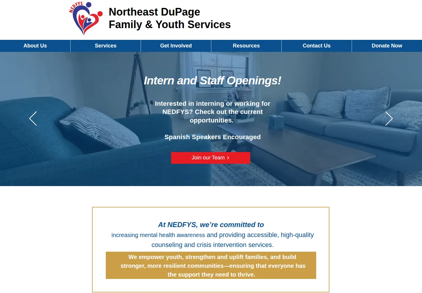 Screenshot of nedfys.org