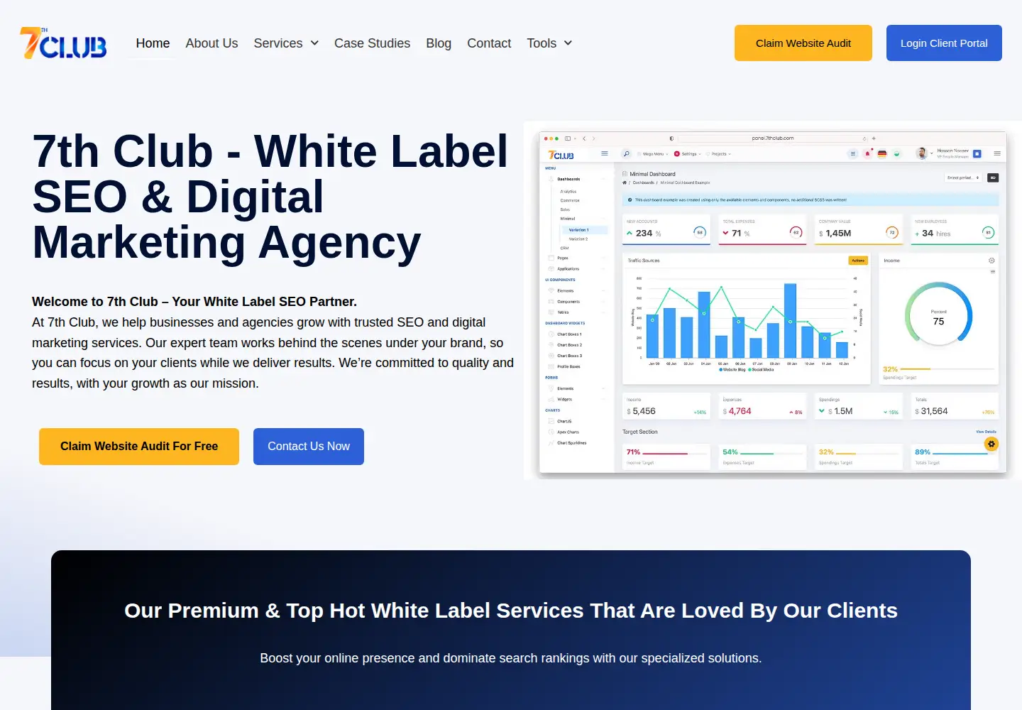 Screenshot of 7thclub.com